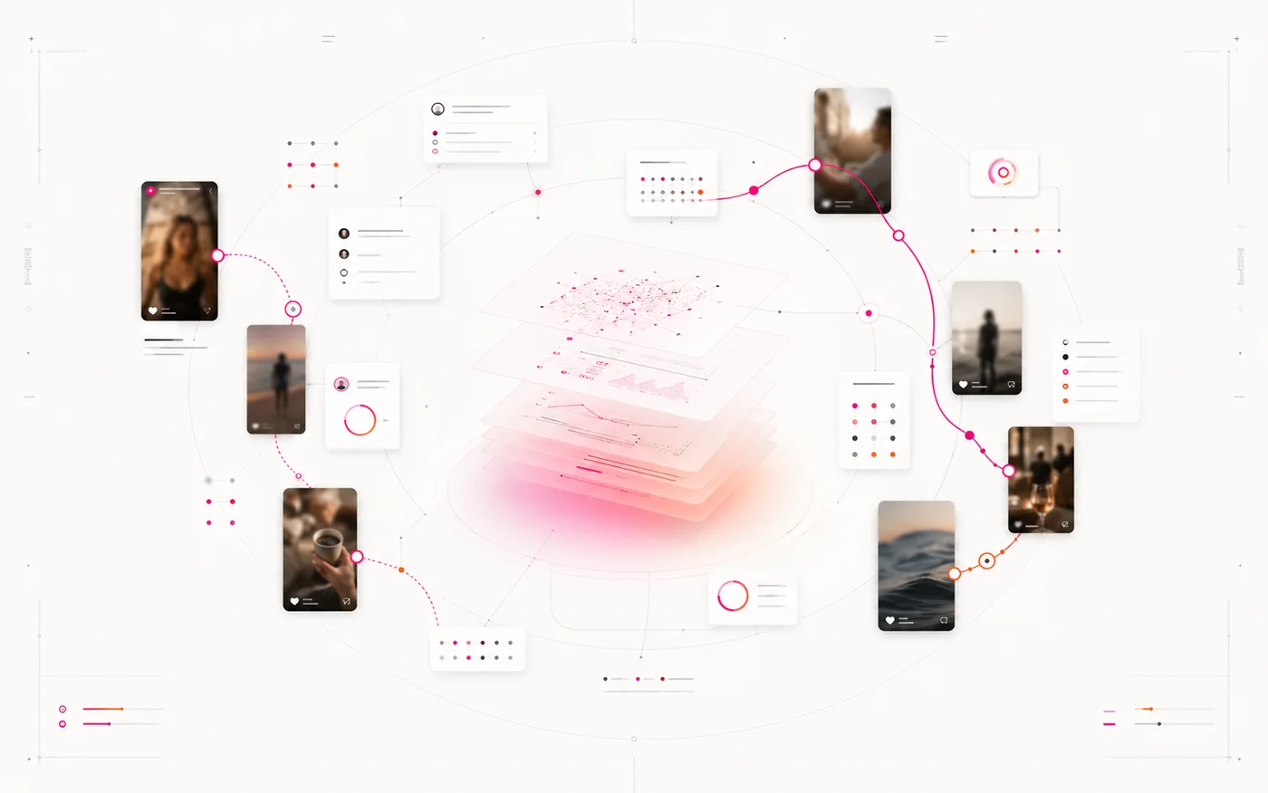 Abstract SwaySpot audience memory map artwork