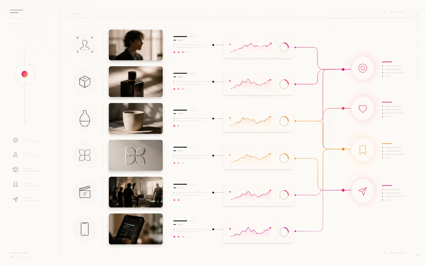 Abstract SwaySpot object and product impact artwork