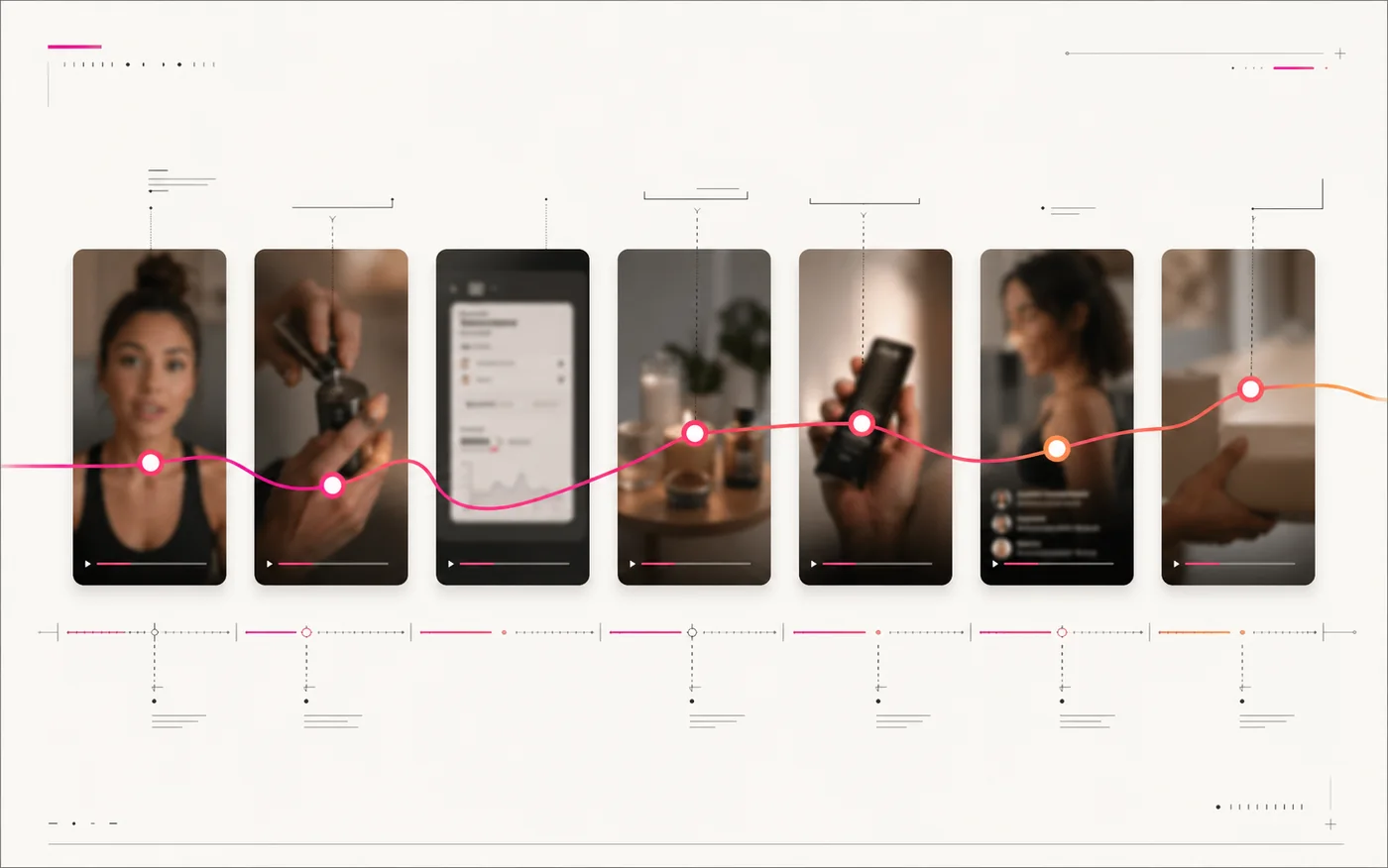 Abstract SwaySpot Reel scene intelligence artwork